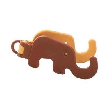 Imagem de Suporte De Telefone Mini Elefante Cartoon Fofo, Design De Chaveiro Dob