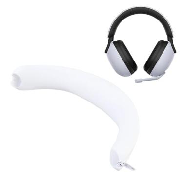 Imagem de Tangxi Capa para Faixa de Cabeça Compatível Com Fones de Ouvido para Jogos INZONE H7 H9, Capa de Almofada de Faixa de Fone de Ouvido de Reposição, Protetor de Faixa de Silicone Com (Branco)