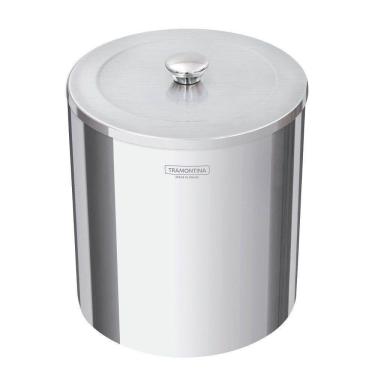 Imagem de Lixeira Inox Útil Acabamento Polido 5L Tramontina 94540/036