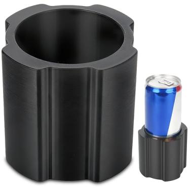 Imagem de LUVCOSY Suporte de copo fino para carro, serve para latas de bebidas Red Bull Energy de 238 g e 340 g, adaptador reversível para copos de carro pequeno, evita agitação e derramamentos (1 pacote)