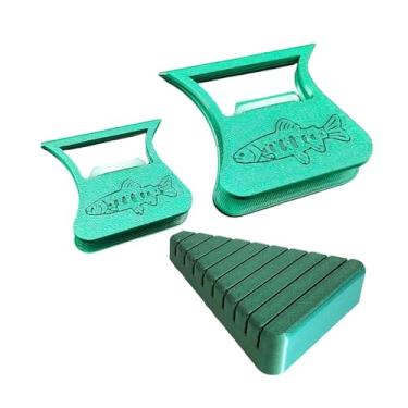 Imagem de YIJU Alicate para confecção de moscas artificiais, prendedor de penas, portátil, prático, e leve, acessórios para pesca, Verde