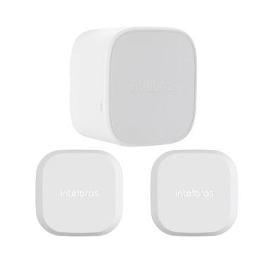 Imagem de Kit 3 Caixas de Passagem Plástica Câmeras Bullet/Dome Interno VBOX 100