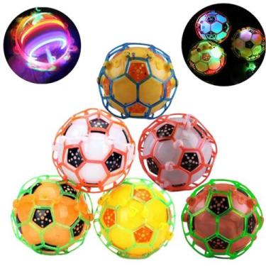 Imagem de Bola Maluca Treme Pula Musical Luzes Cordinha de Pendurar - Europio