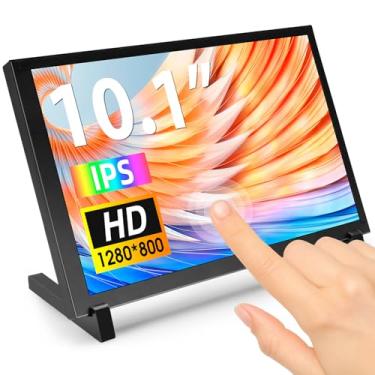 Imagem de ELECROW Para tela Raspberry Pi, mini monitor de 10 polegadas 1280 * 800 monitor de tela sensível ao toque competitivo com Raspberry Pi 5 4, PC/laptop, funciona como monitor de jogos, monitor CCTV e