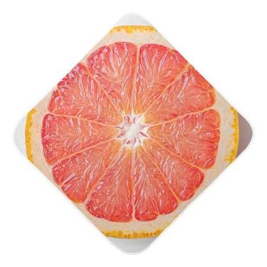 Imagem de STAYTOP Toalhas de bebê com capuz Fresh Lemon Slices Musselina, toalha de banho super macia, toalhas de banho absorventes para banho recém-nascido unissex 76 x 76 cm