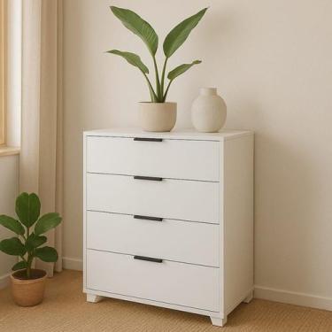 Imagem de Cômoda para Quarto 4 Gavetas Mdf Altezza - Belmax