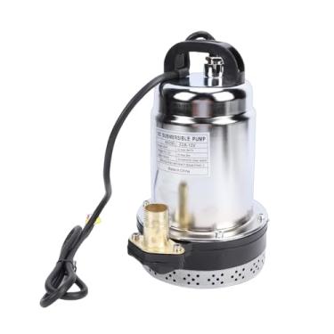 Imagem de Luocute Bomba Submersível, Bombas de água de Poço Profundo de Aço Inoxidável 12V 180W Com Saída de 1 Polegada e Elevação Máxima de 26 Pés, para Drenagem Industrial de Piscina de Lago de