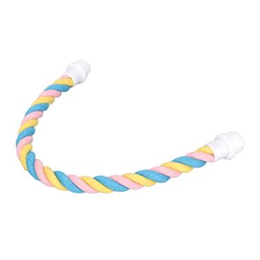 Imagem de Acouto Papagaios de Corda de Algodão Colorido para Pássaros, Periquitos, Cacatuas e Pombinhos - Pássaros de Corda de Escalada Dobráveis ​​e Confortáveis ​​- e Suprimentos de Fáceis de Instalar para