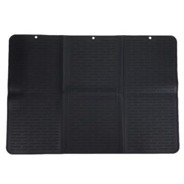 Imagem de Pssopp Tapete de Isolamento Térmico de Tigela, Design de Armazenamento Suspenso, Antiderrapante, Dobrável, Almofada de Drenagem de Secagem de Prato de Silicone para Porta-colheres de (Tamanho grande)