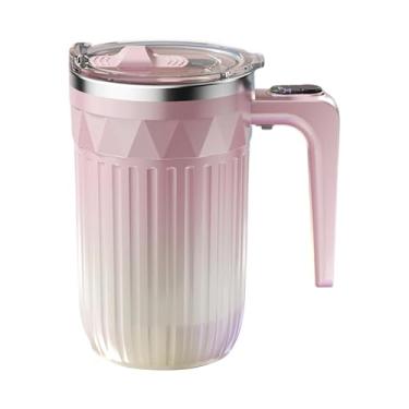 Imagem de Caneca de Agitação,Copo Misturador Elétrico de 450 ml,com Agitador Extraível e Recarregável para Café - Para Leite Chá Cacau Chocolate Bebidas Casa