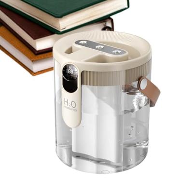 Imagem de Umidificador Pequeno - 2.5 Litros 5 Níveis de Nebulização,Humidificadores Domésticos - Silencioso 3 Bicos para Interiores Casa Quarto Berçário Escritório Mesa de Cabeceira Viagem