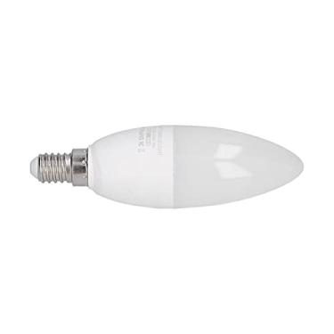 Imagem de Cryfokt Lâmpada LED Inteligente E14 Wifi para Branco Frio 85-265V, Lâmpada Doméstica Durável para Segurança, Instalação Conveniente para Sala de Estar, Festa, PC + Alumínio