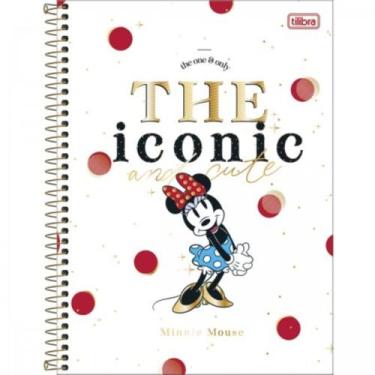 Imagem de Caderno De 10 Materias C Dura Minnie Cores 160 Fls - Tilibra