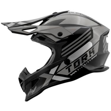Imagem de Capacete Motocross Pro Tork Fast Next Brilhante Grafite Tam. 56