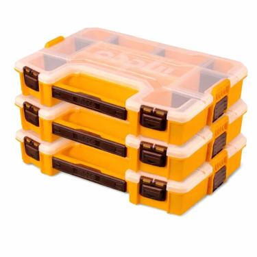 Imagem de 03 Organizador Maleta Empilhável Ingco 37X29X6,5Cm Pbx1511