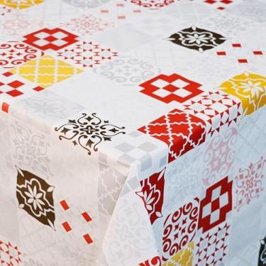 Imagem de Toalha de Mesa Térmica Impermeável Plástico para 4 6 8 e 10 Lugares (4,1,00x1,40)