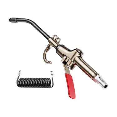 Imagem de Milageto Soprador de ar pneumático multifuncional potente para limpeza de poeira, com mangueira de ar de 15 metros, ideal para remover detritos de bancadas e