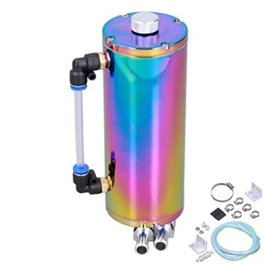 Imagem de Acouto Lata de Captura de óleo de Liga de Alumínio Premium 350ML Com Indicador de Tubo Transparente - Reservatório de óleo de 2 Portas Proteção Eficaz do Motor, Captura de Umidade e, Acessórios