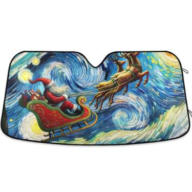 Imagem de Guarda-sol de carro fofo animal engraçado personalizado para para-brisa bonito universal dobrável caminhão carro persianas para janelas dianteiras automotivo L, 144,8 cm x 80 cm