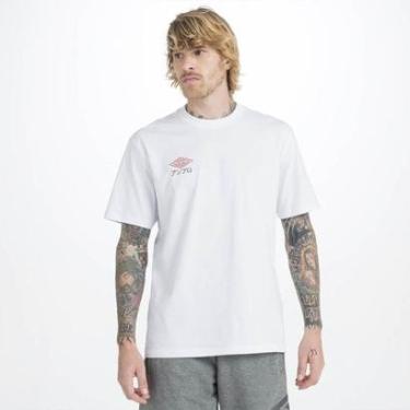 Imagem de Camiseta Masculina Umbro Player- Branco-Masculino