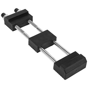 Imagem de GLOGLOW Suporte para Afiador de Facas, Ferro Cromado, Design Antiderrapante, 11,4 X 2,8 X 1,2 Polegadas, para Afiar Talheres de Cozinha, Pedra de Amolar Ajustável Nan
