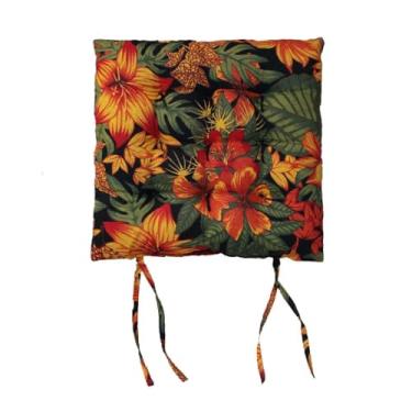 Imagem de Almofada Futon para Assento de Cadeira 40x40 cm – Almofada para Cadeira e Banco Macia com Amarração Uso Interno e Externo (Color 8)