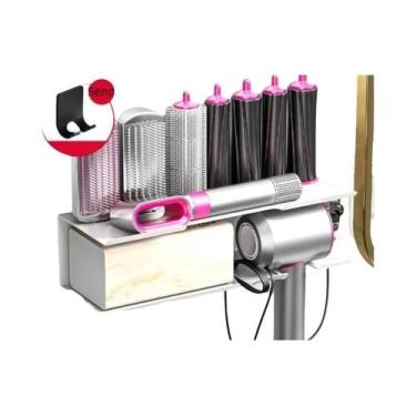 Imagem de Suporte De Parede Para Secador De Cabelo Dyson Airwrap Organizador De 