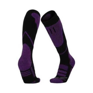 Imagem de Meias Térmicas De Lã Merino Para Homens E Mulheres, Longas E Quentes, 