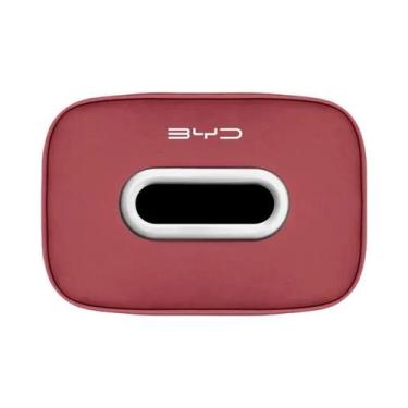 Imagem de Suporte De Caixa De Lenços De Couro Para Carro, Bolsa Para Visor Solar