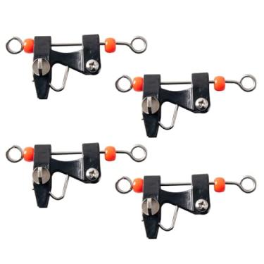 Imagem de Jynqra 4 peças Downriggers clipe de liberação de tensão pesada ajustável, tensão ajustável para estabilizadores