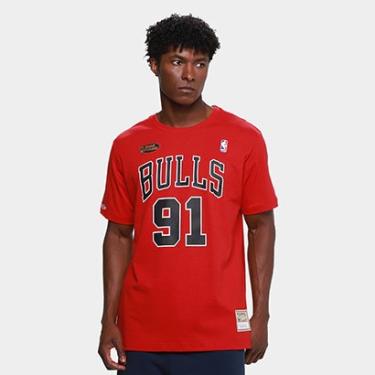 Imagem de Camiseta NBA Mitchell & Ness Bulls Masculina-Masculino