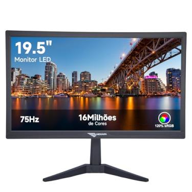 Imagem de Monitor LED 19.5 Polegadas Full HD 75Hz - Tela de Computador com Resolução 1600x900,Proteção Contra Luz Azul,Design Compacto,Compatível com VGA e HDMI,Ideal para Trabalho, Entretenimento e Estudos