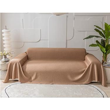 Imagem de Cobertor de tecido Cool-Touch para sofás – Capa protetora de sofá grande de verão para decoração de sala de estar – manta de sofá de canto de 1 lugar