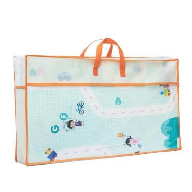 Imagem de Tapete Tatame Allbaby Infantil Emborrachado Dobrável Dupla Face Imperm