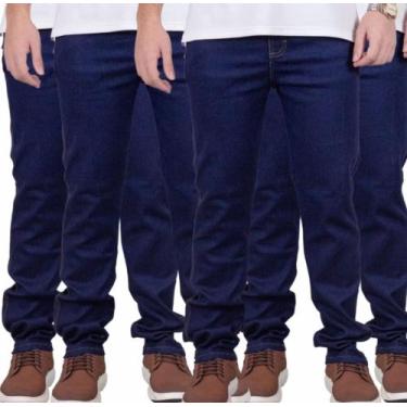 Imagem de KIT 3 Calça Jeans Masculina para Trabalho - Mzoco Jeans, Stone, Azul m