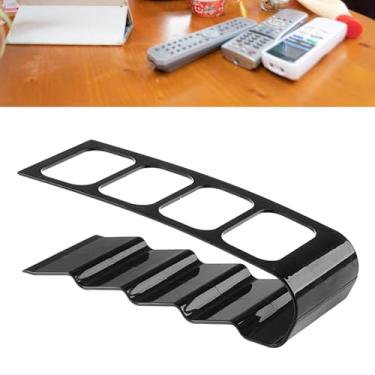 Imagem de Suporte para Controle Remoto com 4 Compartimentos Plástico Fácil de Acessar Porta Controles Remotos TV Acessórios Mídia Organizador Mesa Criativo Desi