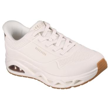 Imagem de Skechers Tênis feminino Uno Step-Glide on Air Hands Free Slip-ins, Branco, 37