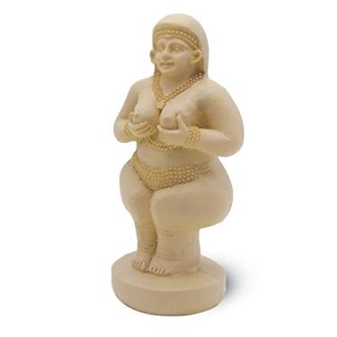 Imagem de Kocris Casa Deusa da Grécia, Inanna, decoração para aquário de peixes, escultura antiga grega, deus mito, tartaruga, lagarto, aranha estátua de terrário, decoração de animal de estimação