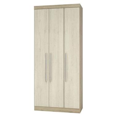 Imagem de Guarda Roupa 101,5 Cm 3 Portas 2 Gavetas Internas Master Luciane Móveis