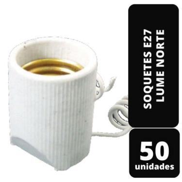 Imagem de Kit C/ 50 Soquetes E27 Corneta 50W/75W/100W Lume Norte