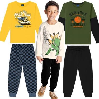 Imagem de Kit 2 Conjuntos de Inverno Menino  - ROVITEX, Bee Loop, 6 anos, Sortid