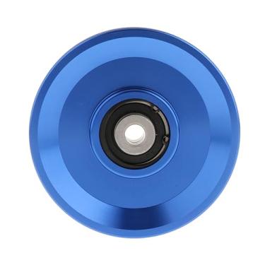 Imagem de Lljsszr Polia de Substituição para Equipamentos de Ginástica, Universal, em Liga de Alumínio Usinada em CNC E Ao Desgaste, Ideal para Exercícios em, 105mm Azul
