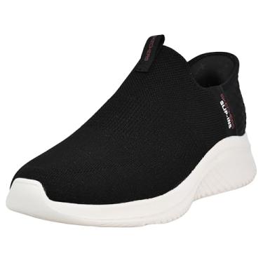 Imagem de Skechers Mocassim masculino Ultra Flex 3.0 Smooth Hands Free Slip-ins, EUA masculino, Preto, 10 Wide