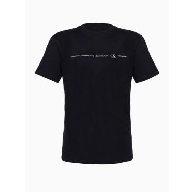 Imagem de Camiseta Infantil Menino Calvin klein Logo CK Preta-Masculino