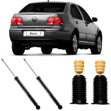 Imagem de 2 Amortecedor Volkswagen Bora 2000 A 2011 Traseiro Cofap Kit