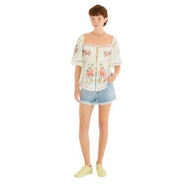 Imagem de Short Jeans Farm Rio Curva Básico-Feminino