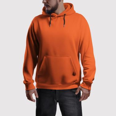 Imagem de Blusa De Moletom Canguru Casaco Fechado Moleton Liso Sem Estampa Use Miron-Unissex