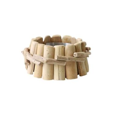 Imagem de x3anggyt5 Cinzeiros de cigarros cinzeiro de madeira removível aço inoxidável forro interno cinzeiro de mesa para quarto, restaurantes, escritório, varanda, jardins, etc. Cinzeiro externo