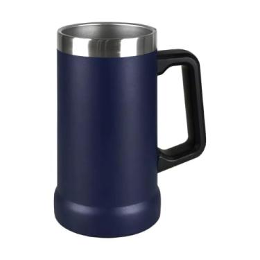 Imagem de Caneca Térmica Inox De Cerveja 709ml (Azul)