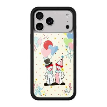 Imagem de Capa para celular com estampa de bolinhas de morango para iPhone 17, 16 Pro Max, 12, 13, 14, 15 Plus e 17 Pro. Capa protetora fofa, modelo NS591, 7, para iPhone 16 Pro.